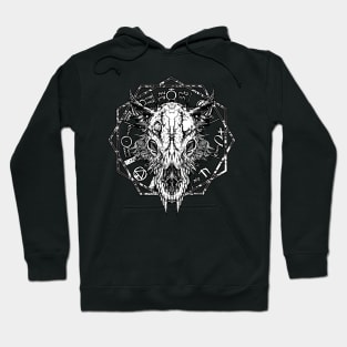 Wolf Totem Shaman Magic Scull Hoodie